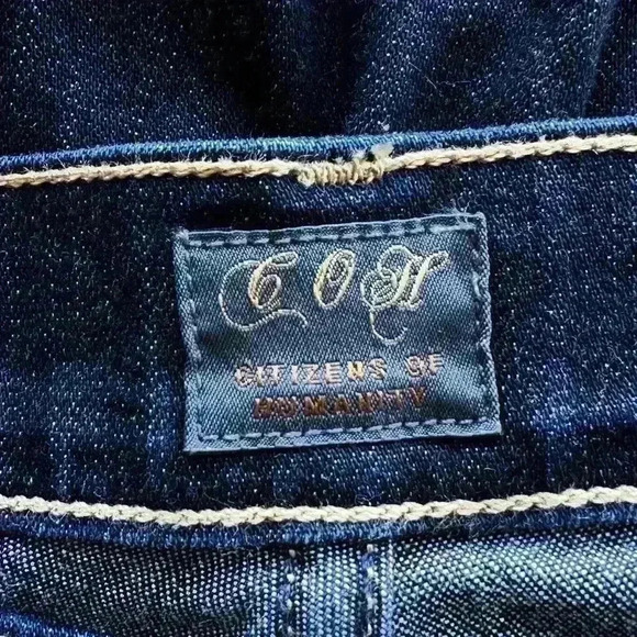 Citizens Of Humanity Ava Low Rise Straight Leg Dark Wash Jeans Size 31 - Picture 6 of 8